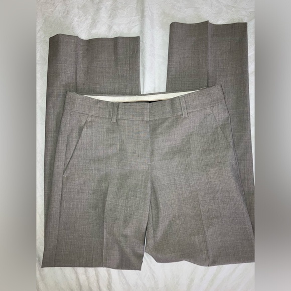 Theory Emery Tailor wool Lycra pants slacks trousers sz 2 professional career - Picture 7 of 9